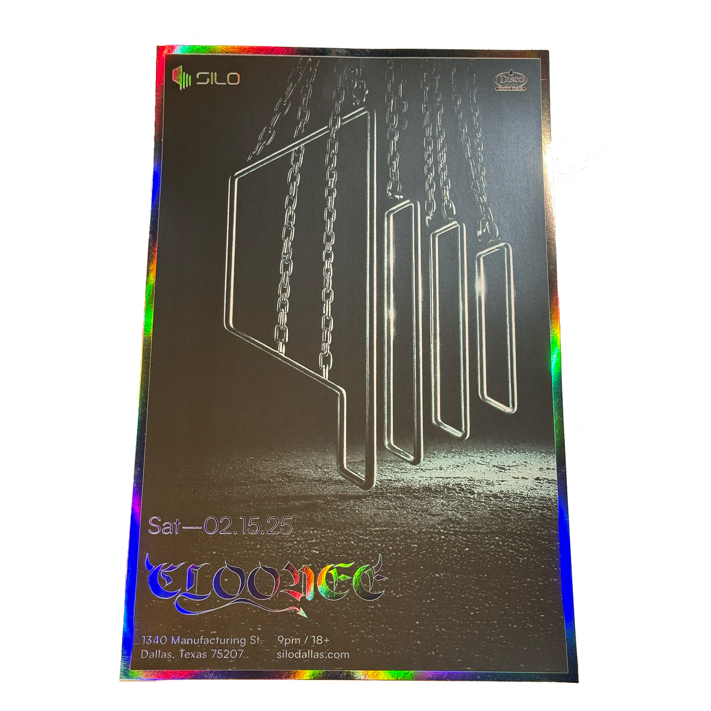 SILO | 02/15 | Cloonee Foil Poster
