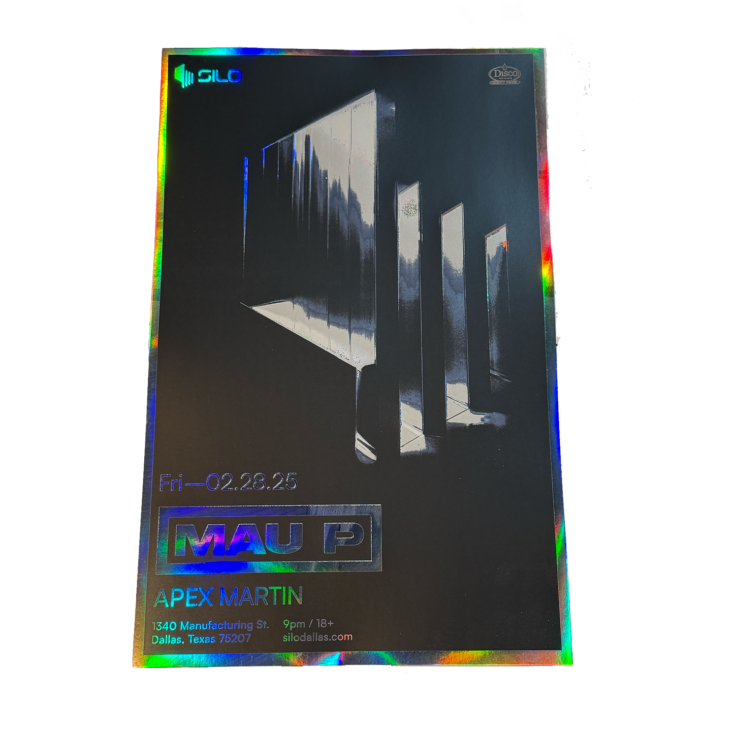 SILO | 02/28 | MauP Foil Poster
