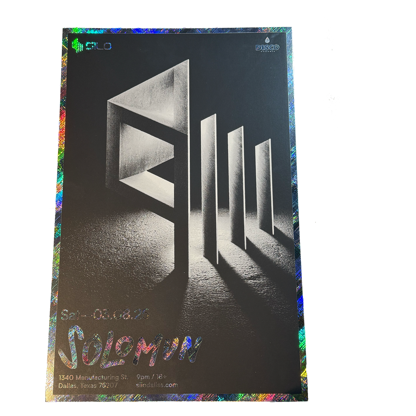 SILO | 03/08/25 | Solomun Foil Poster