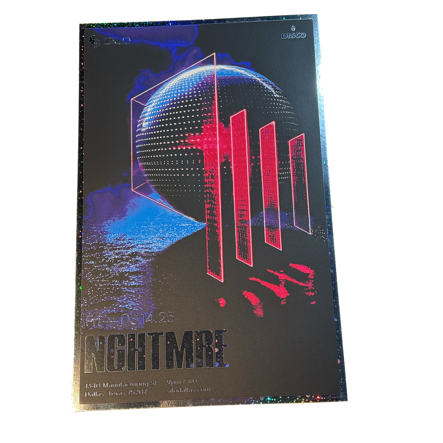 SILO | 03/14 | NGHTMRE Foil Poster