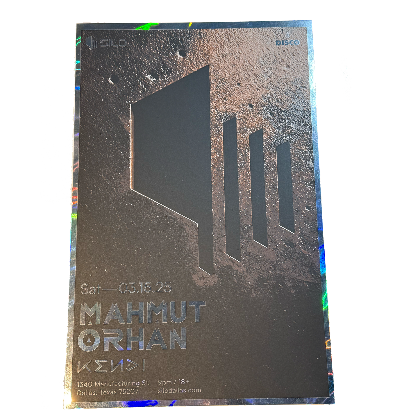 SILO | 03/15/25 | Mahmut Orhan Foil Poster