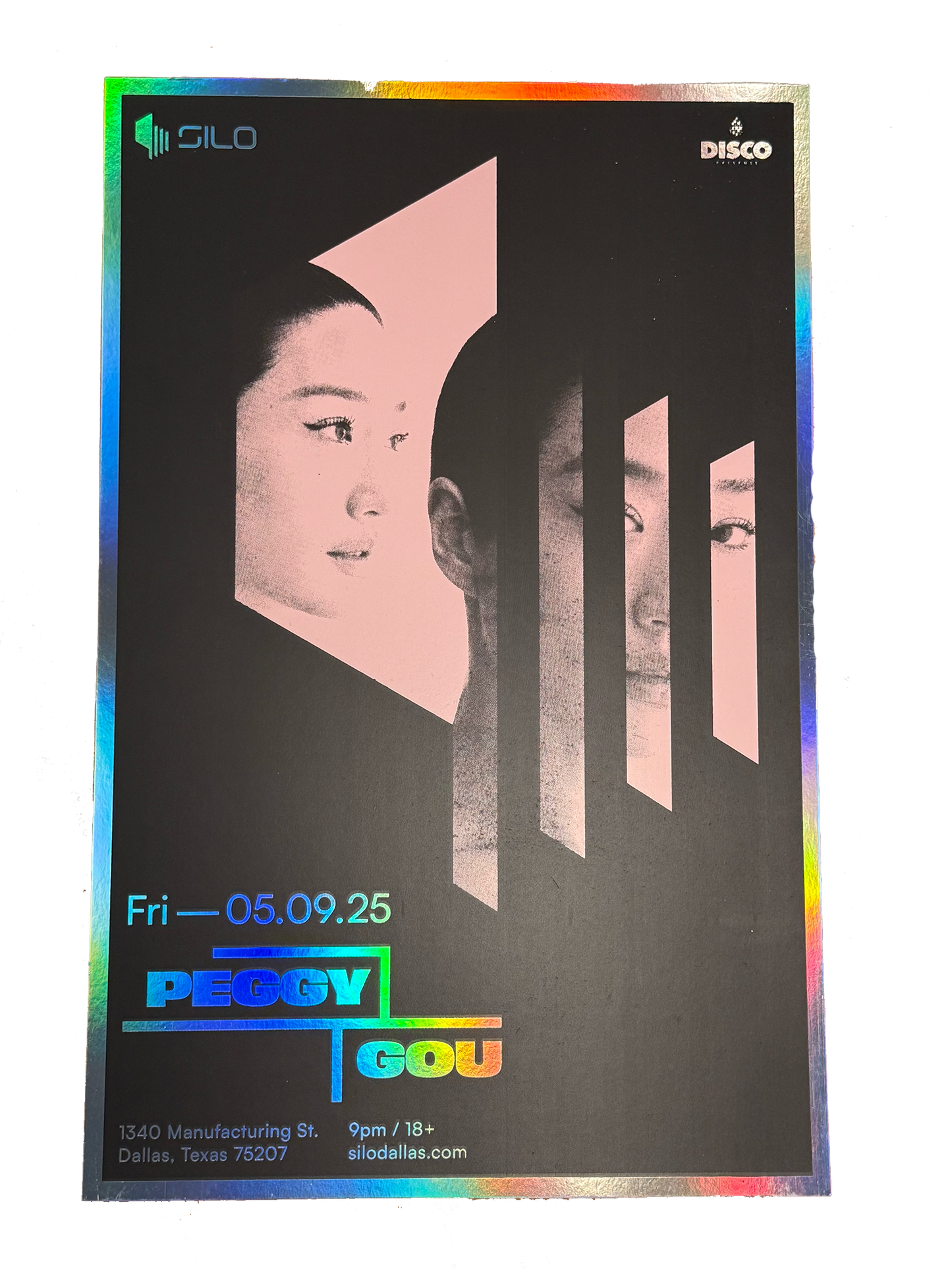 SILO | 05/09/25 | Peggy Gou Foil Poster