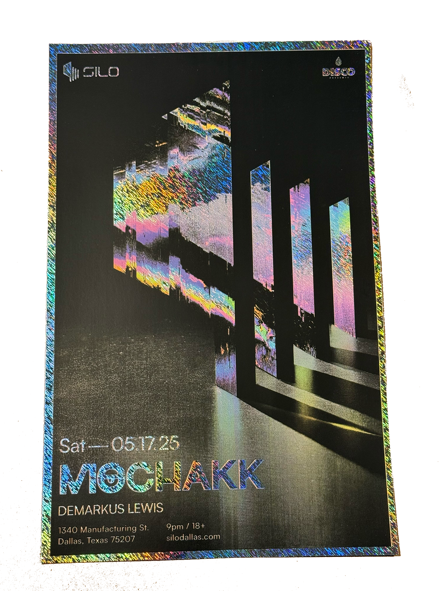SILO | 05/17/25 | Mochakk Foil Poster