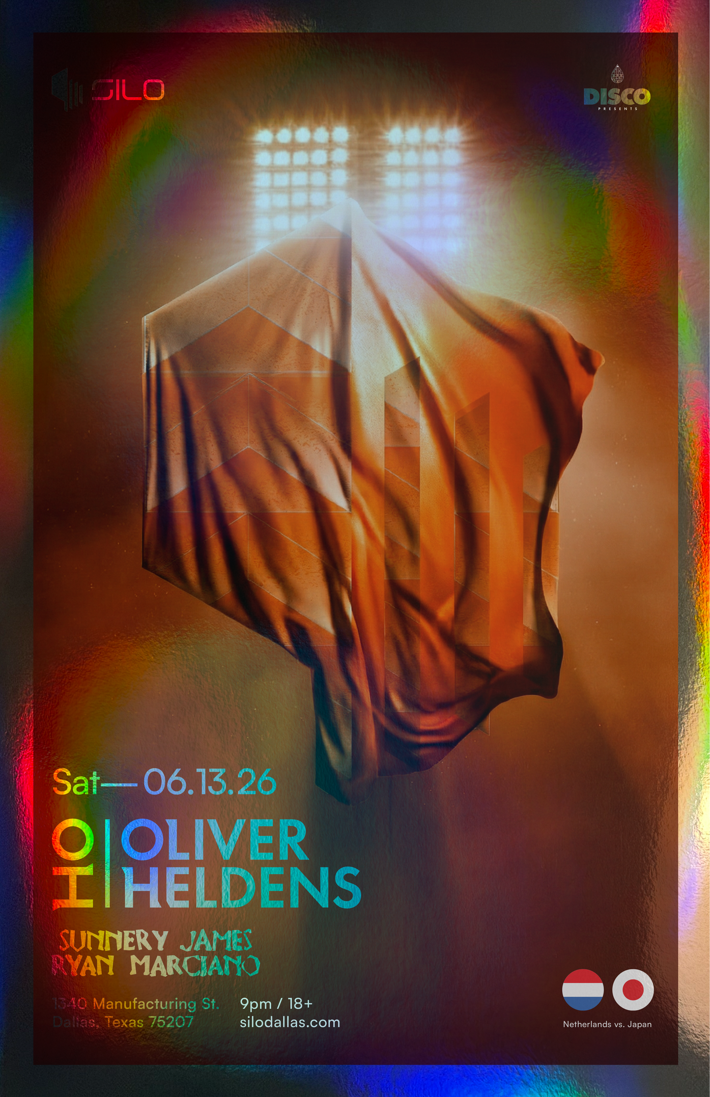 SILO | 6/13/26 | Oliver Heldens Foil Poster***