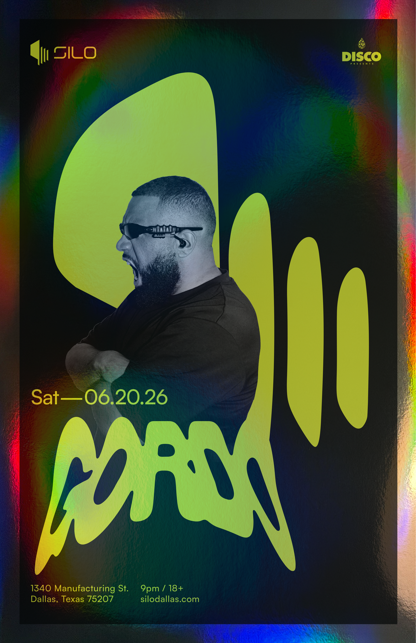 SILO | 6/20/26 | Gordo Foil Poster***