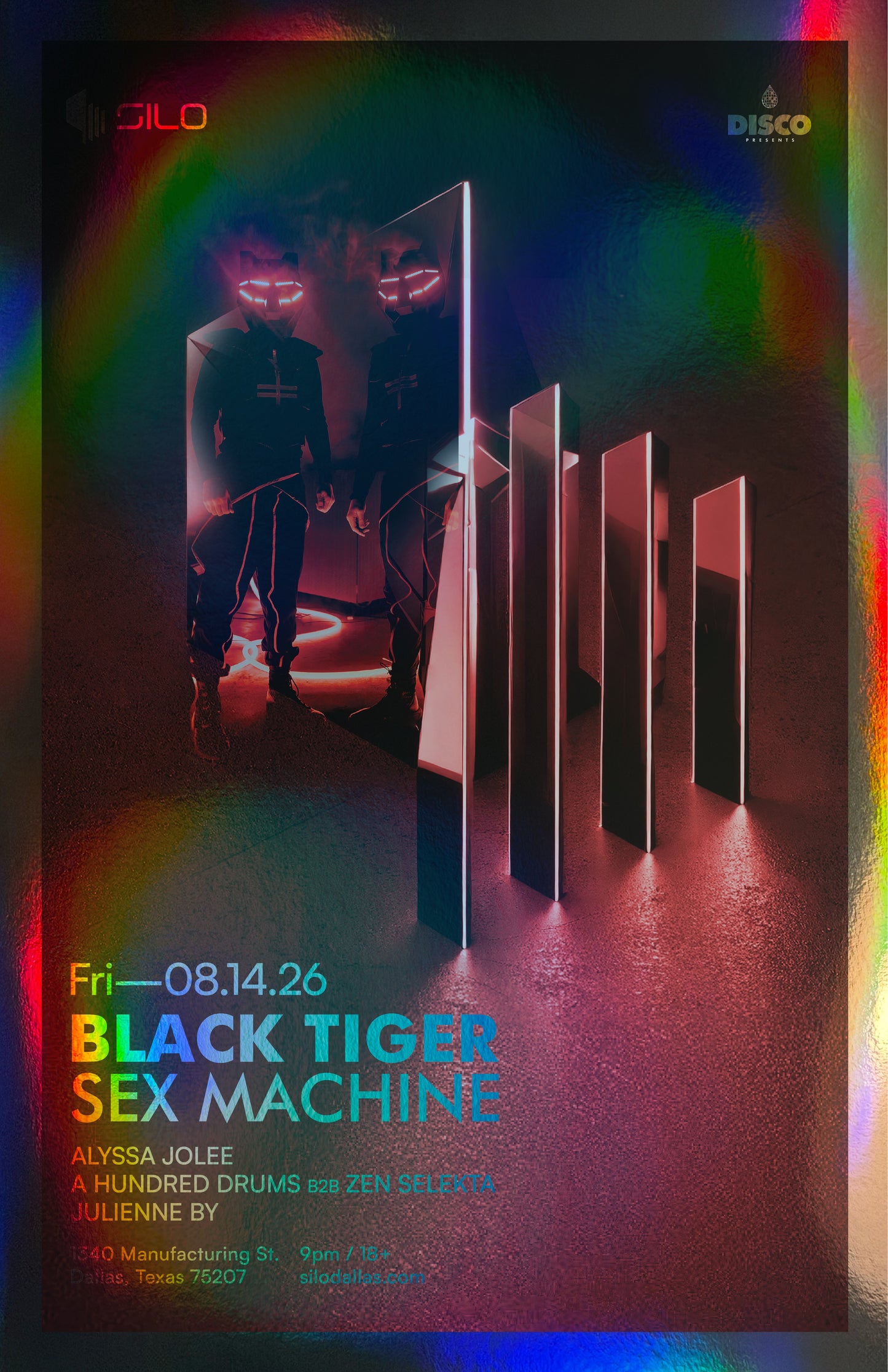 SILO | 8/14/26 | Foil Poster***