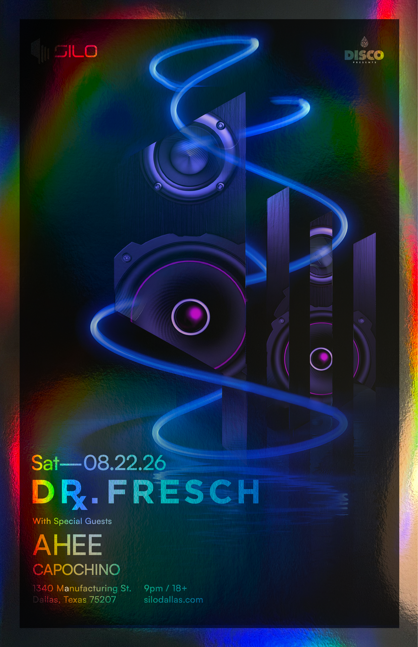 SILO | 8/22/26 | Foil Poster***