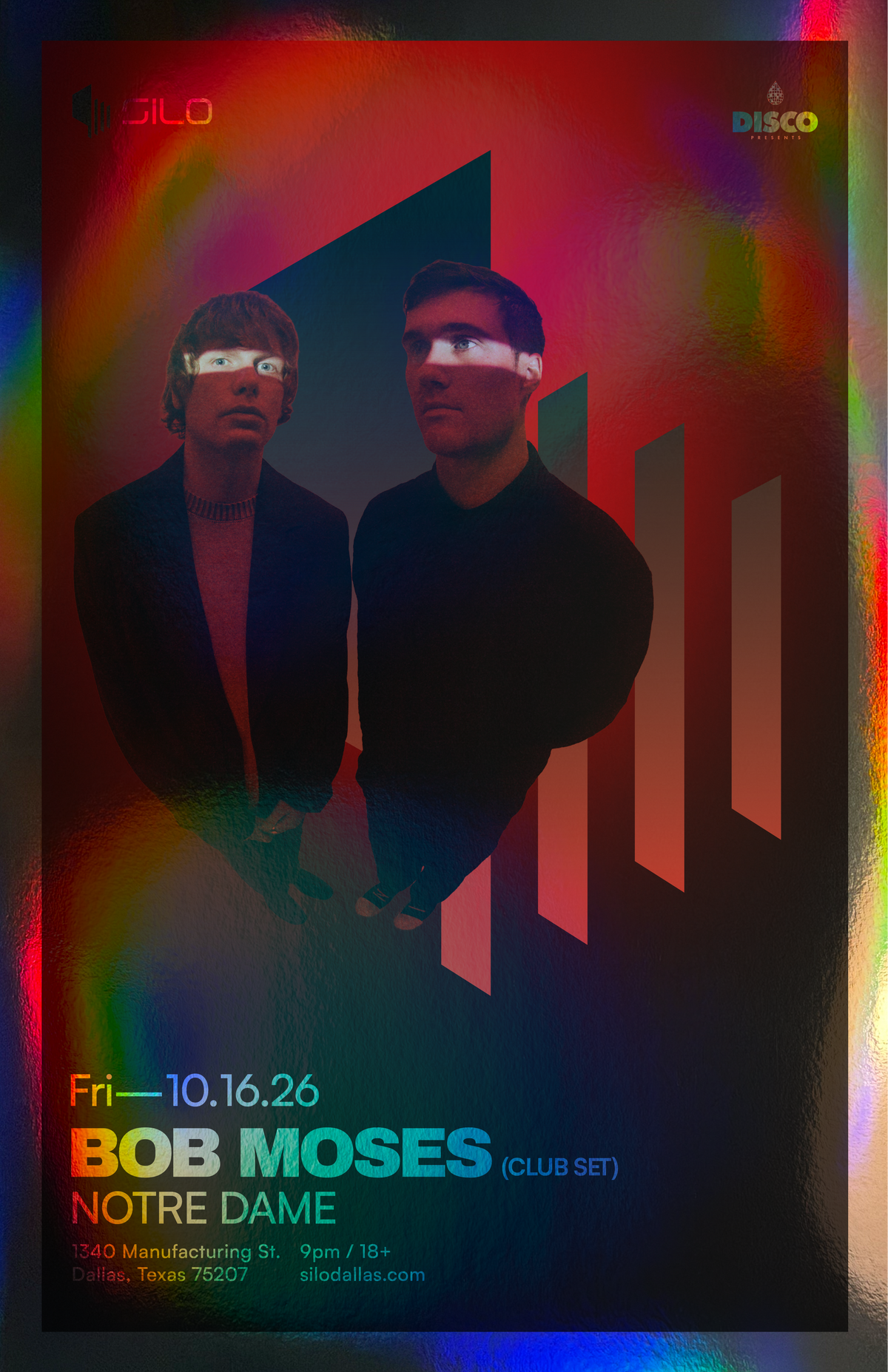 SILO | 10/16/26 | Foil Poster***