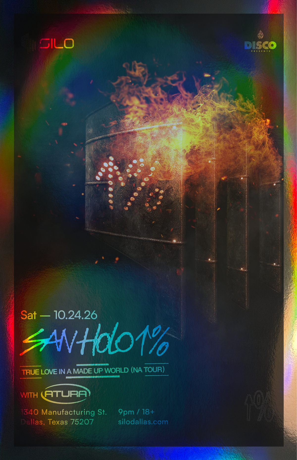 SILO | 10/24/26 | Foil Poster***