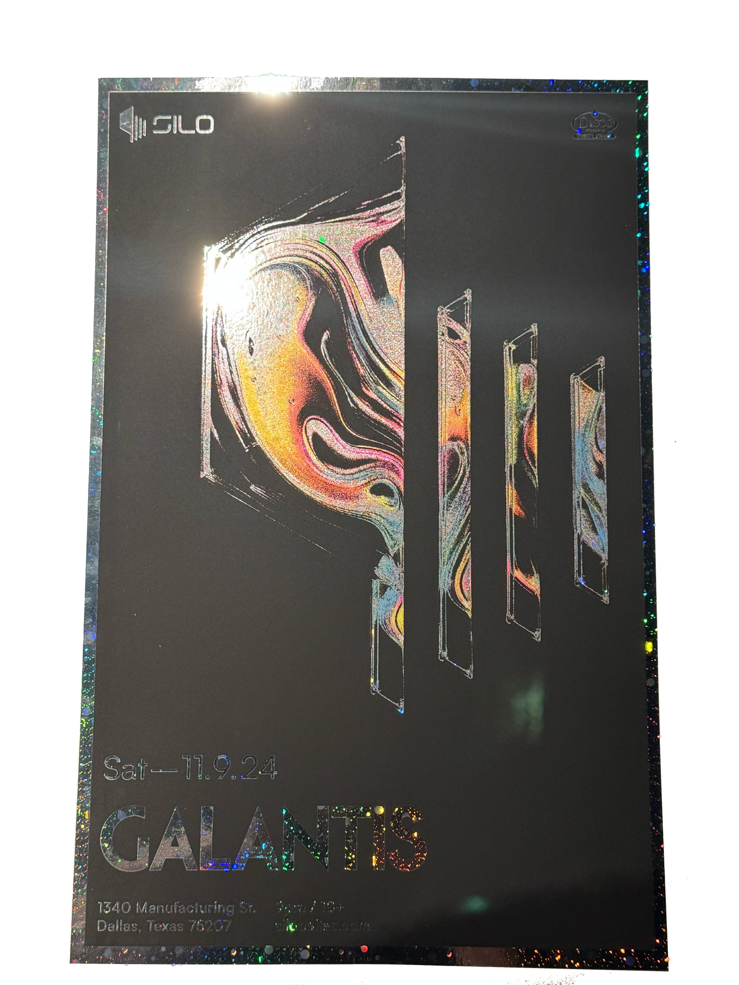 SILO | 11/09 | Galantis Foil Poster