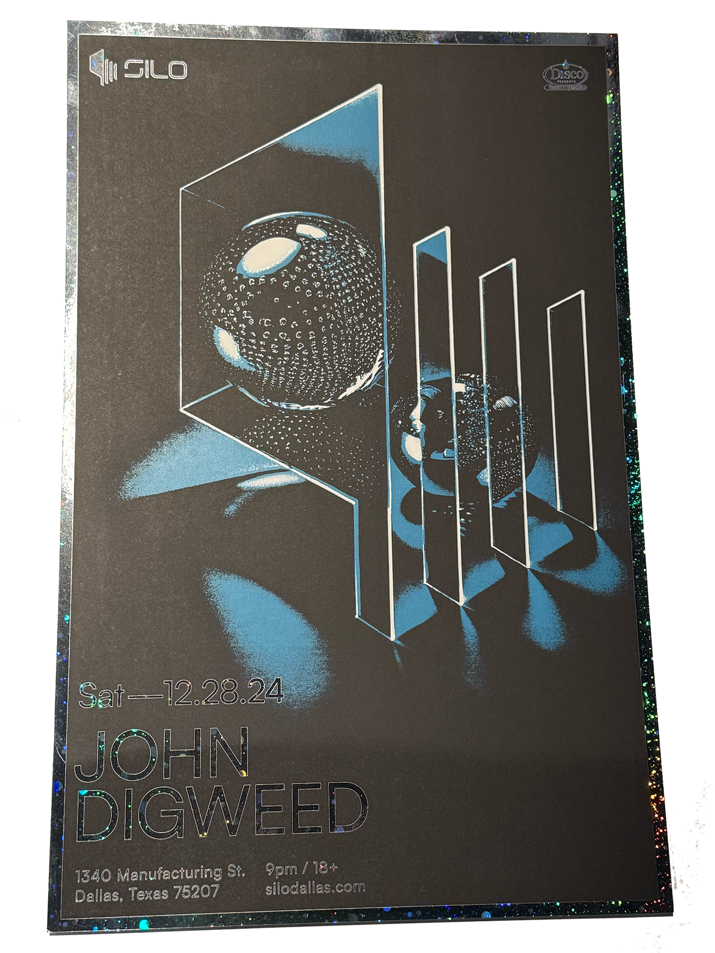 SILO | 12/28/24 | John Digweed Foil Poster