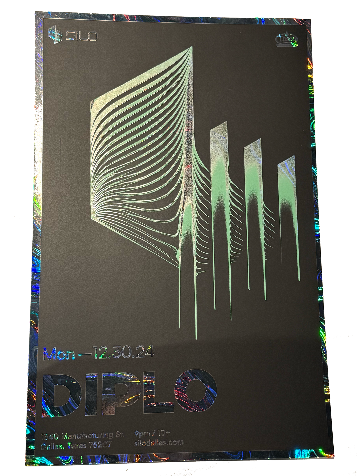 SILO | 12/30 | Diplo Foil Poster