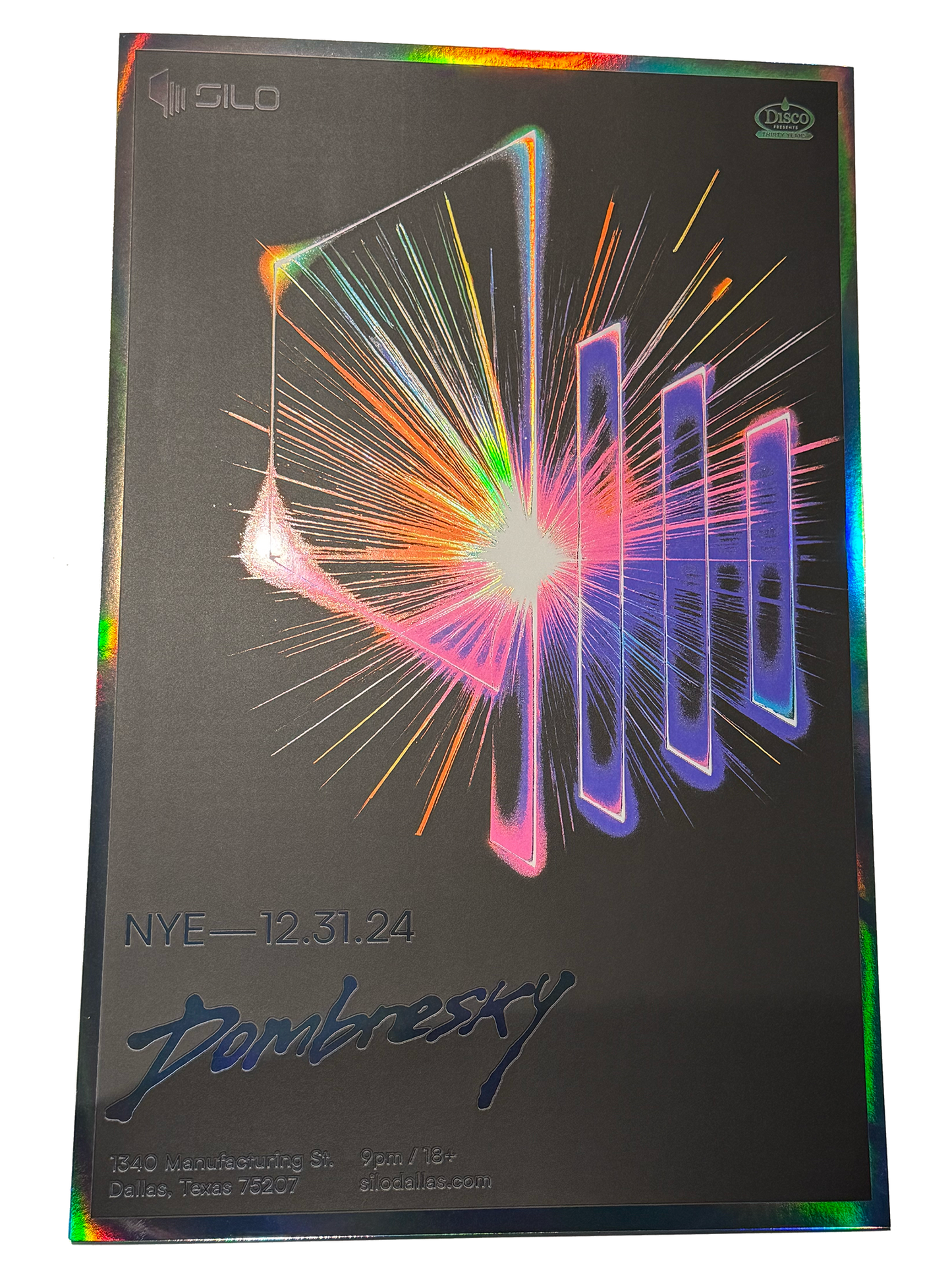SILO | 12/31 | Dombresky Foil Poster