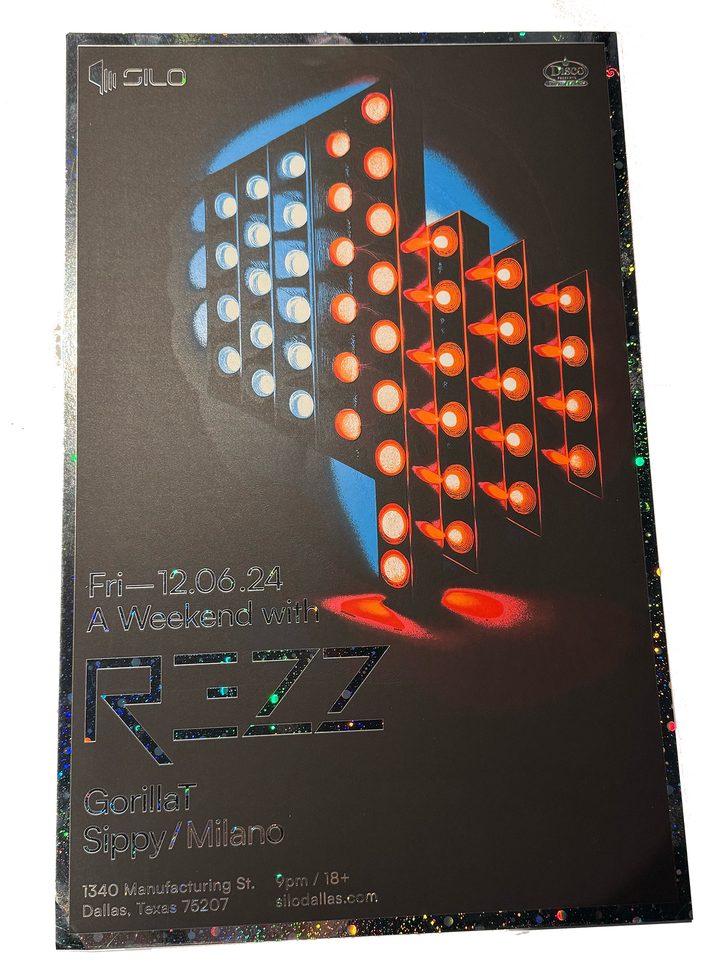 SILO | 12/06 | Rezz Foil Poster
