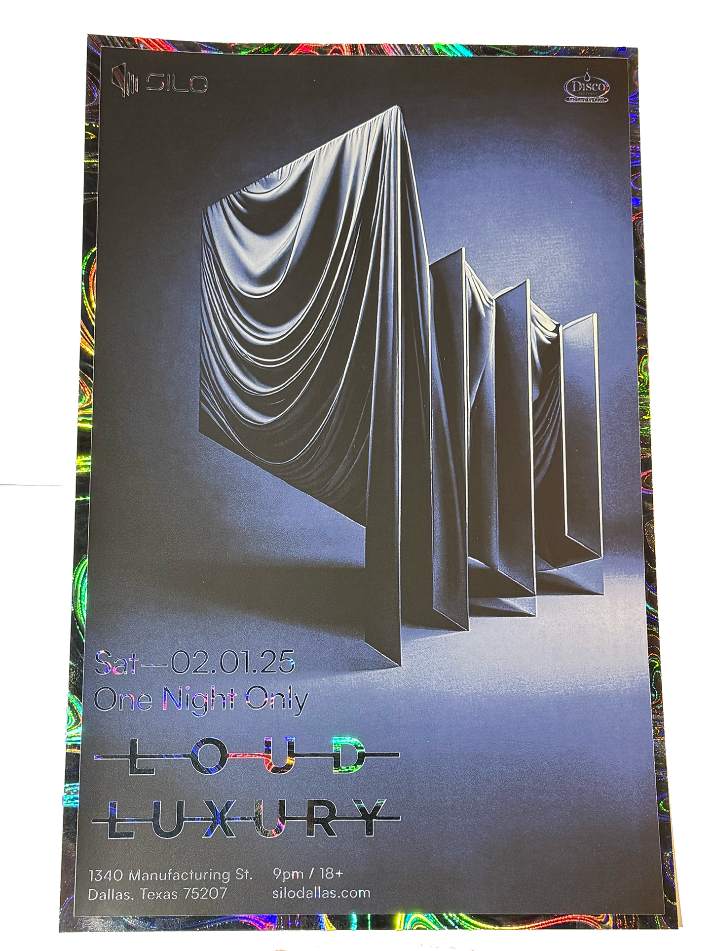 SILO | 02/01 | Loud Luxury Foil Poster