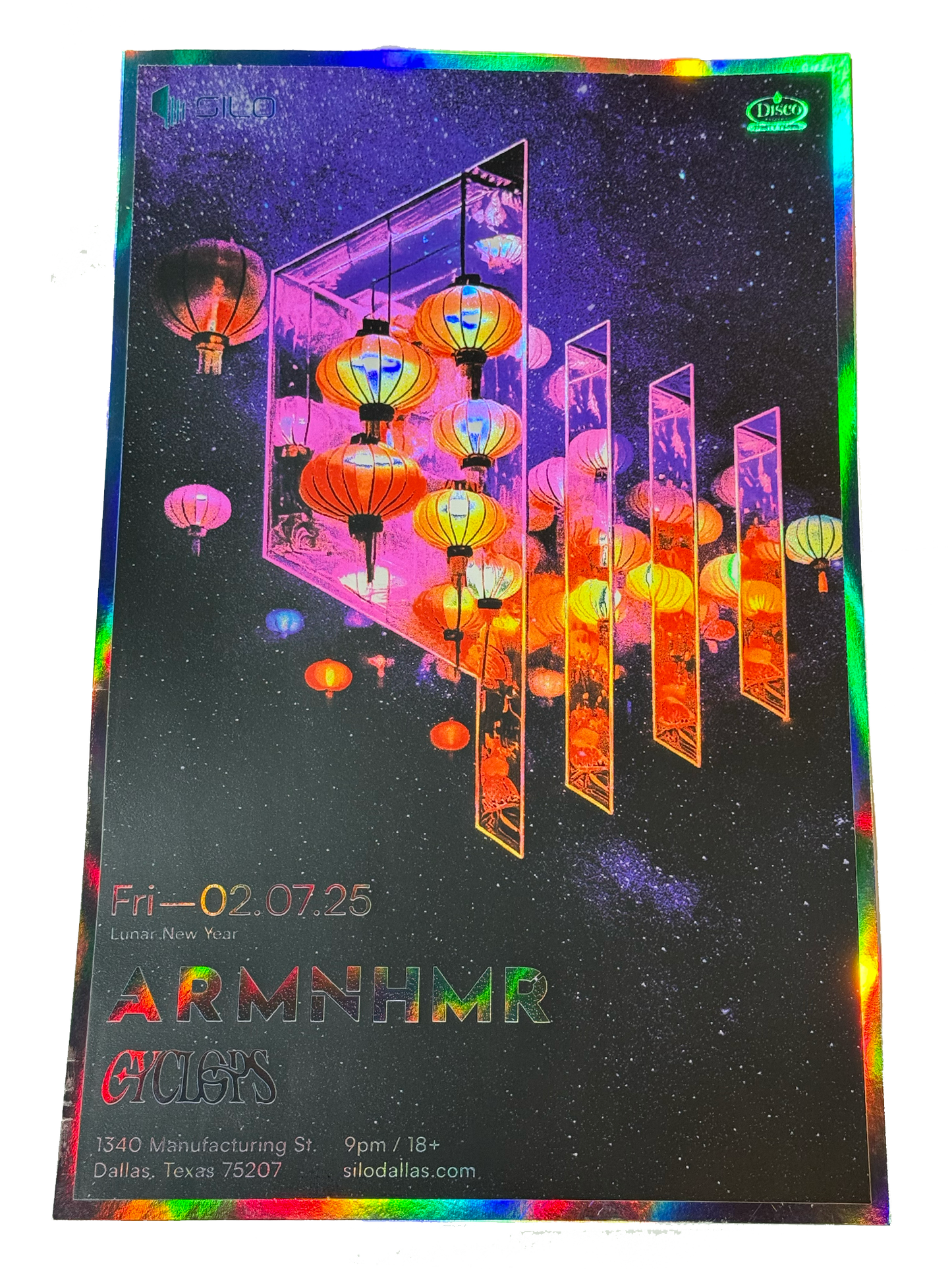 SILO | 02/07 | ARMNHMR Foil Poster