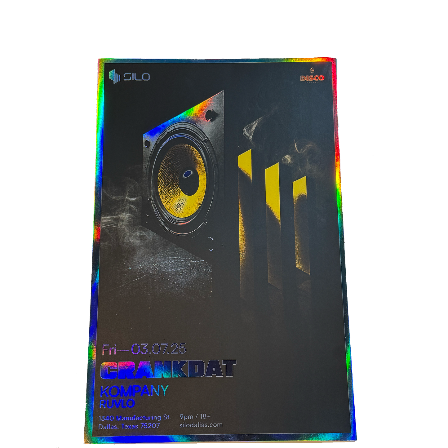 SILO | 03/07 | Crankdat Foil Poster