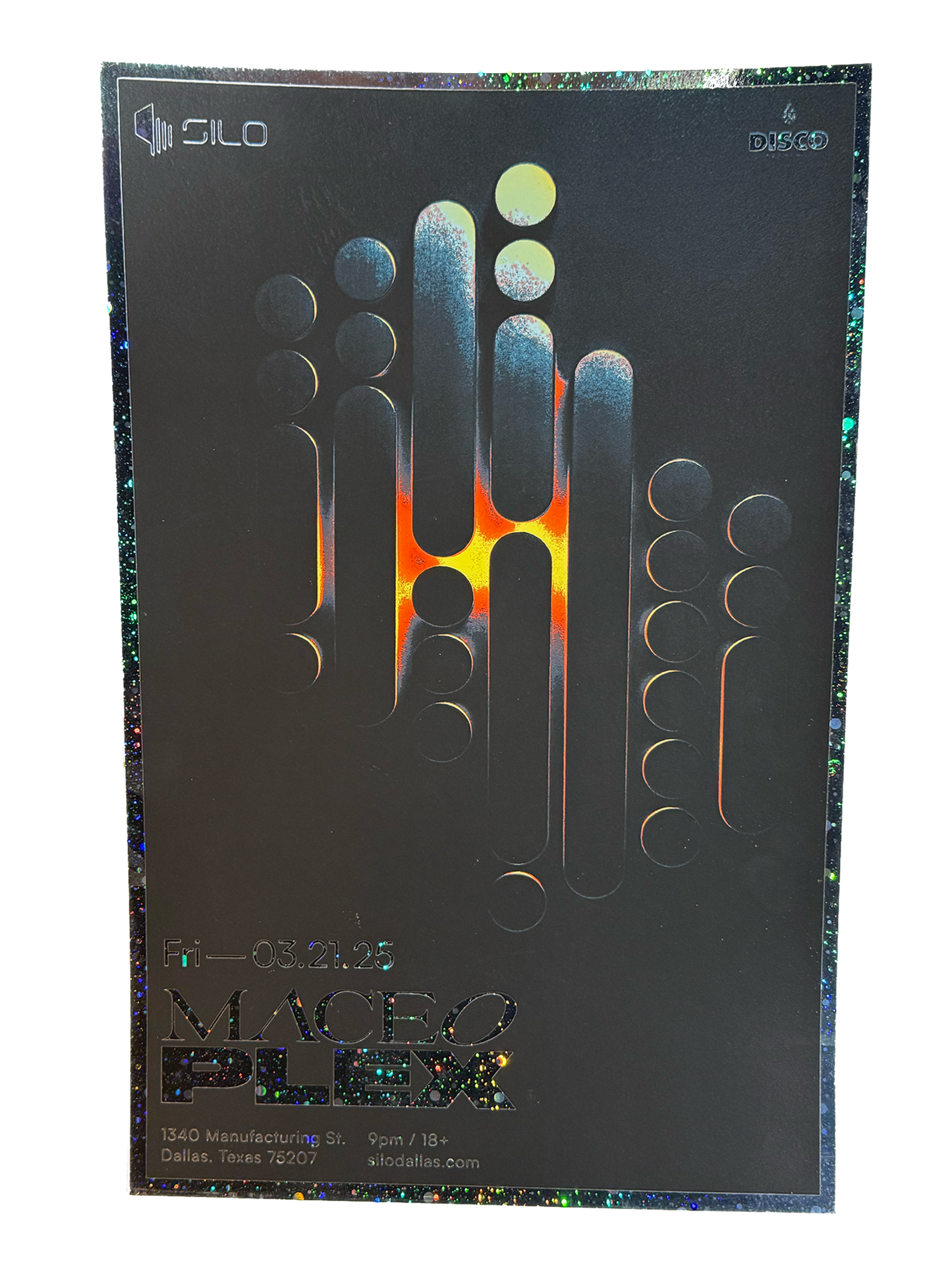 SILO | 03/21 | Maceo Plex Foil Poster