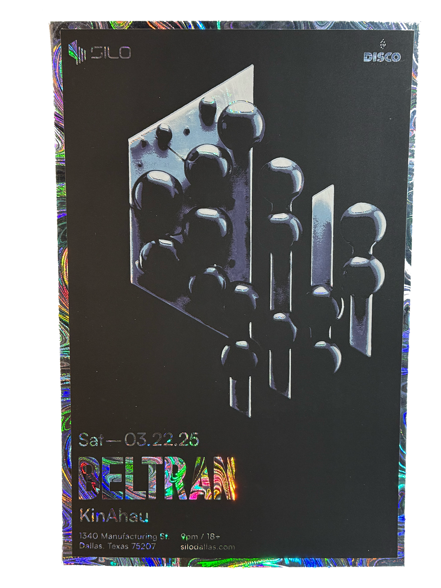 SILO | 03/22 | Beltran Foil Poster