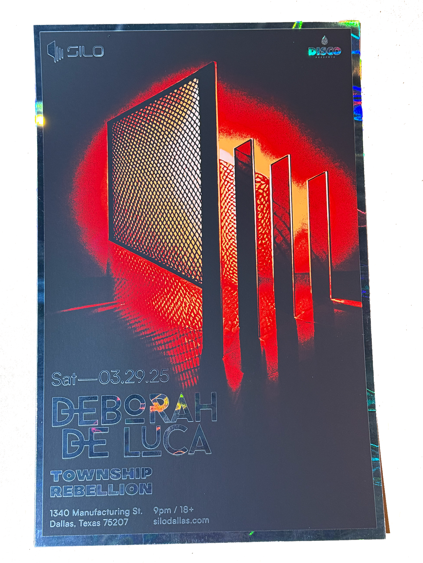 SILO | 03/29 | Deborah De Luca Foil Poster
