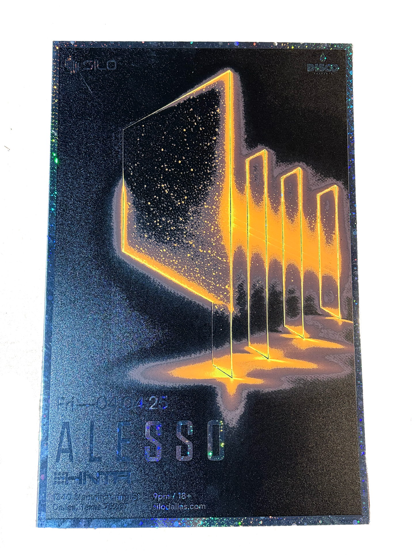 SILO | 04/04/25 | Alesso Foil Poster