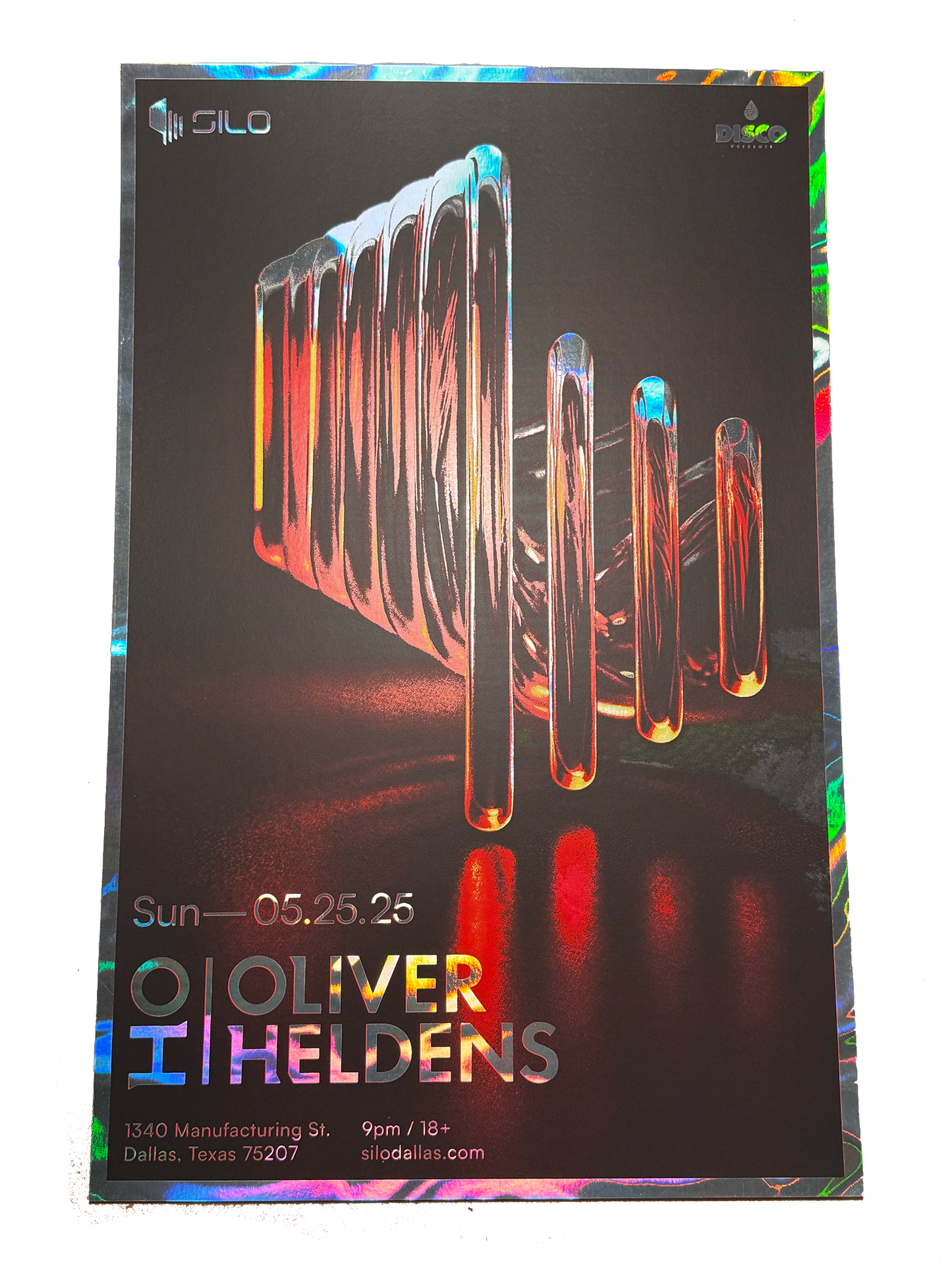 SILO | 05/25/25 | Oliver Heldens Foil Poster
