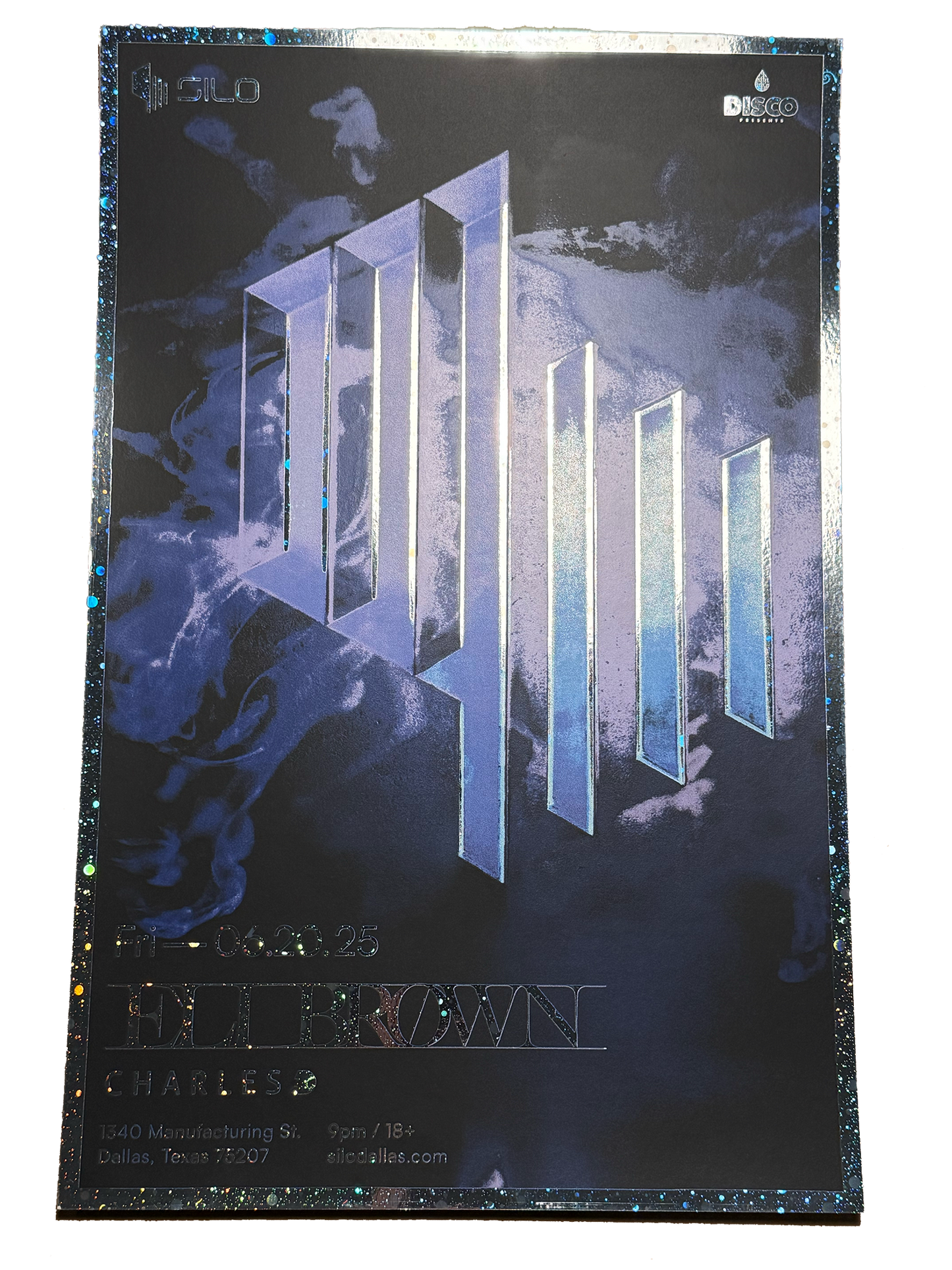 SILO | 06/20/25 | Eli Brown Foil Poster
