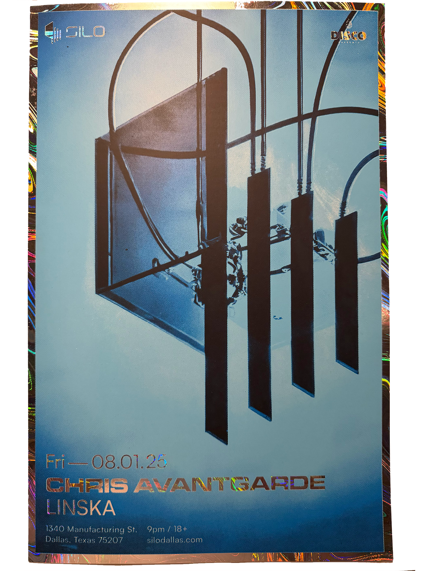 SILO | 08/01/25 | Chris Avantgarde Foil Poster