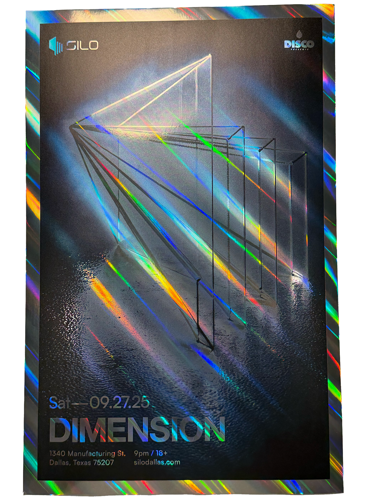 SILO | 09/27/25 | DIMENSION Foil Poster***