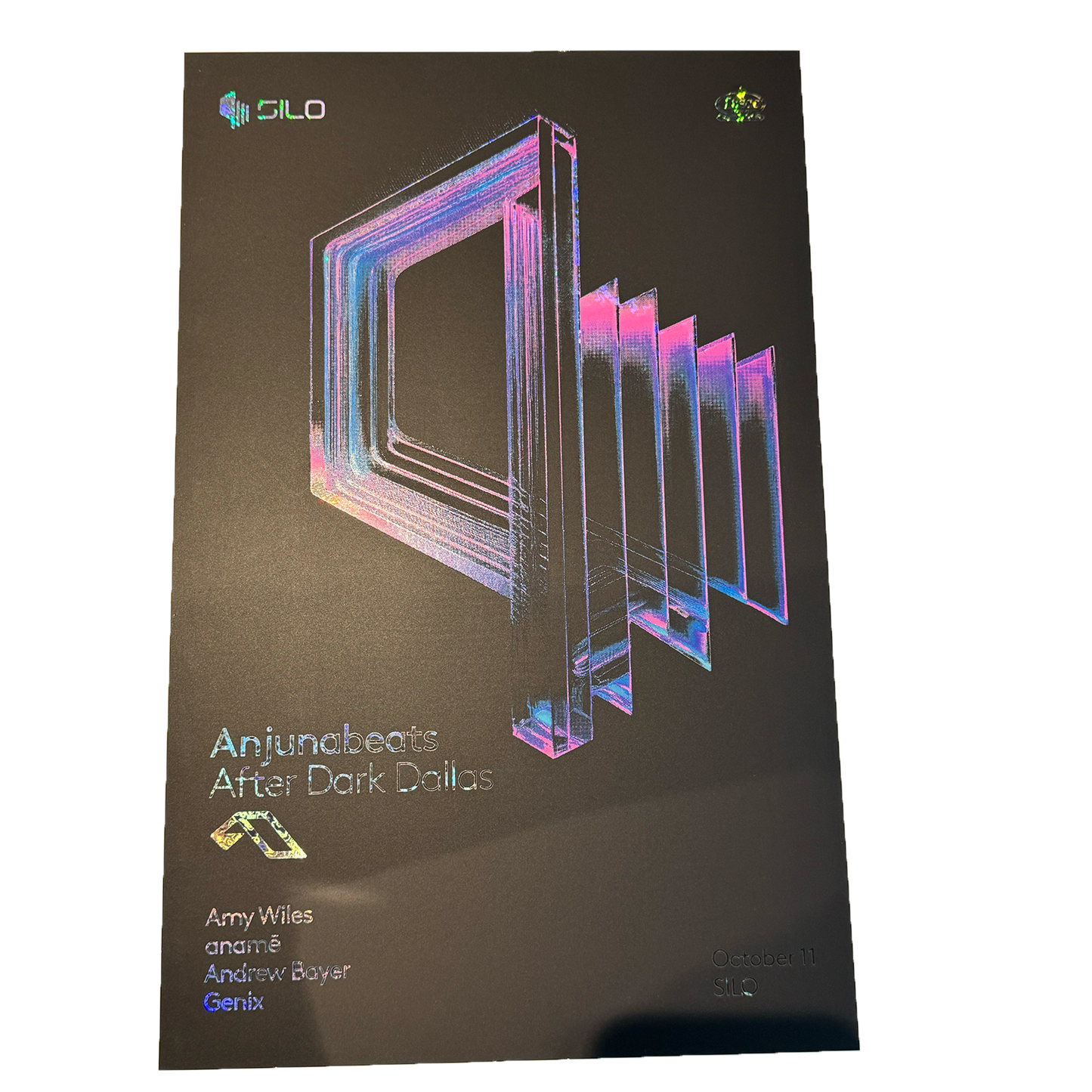 SILO | 10/11 | Anjunabeats Foil Poster