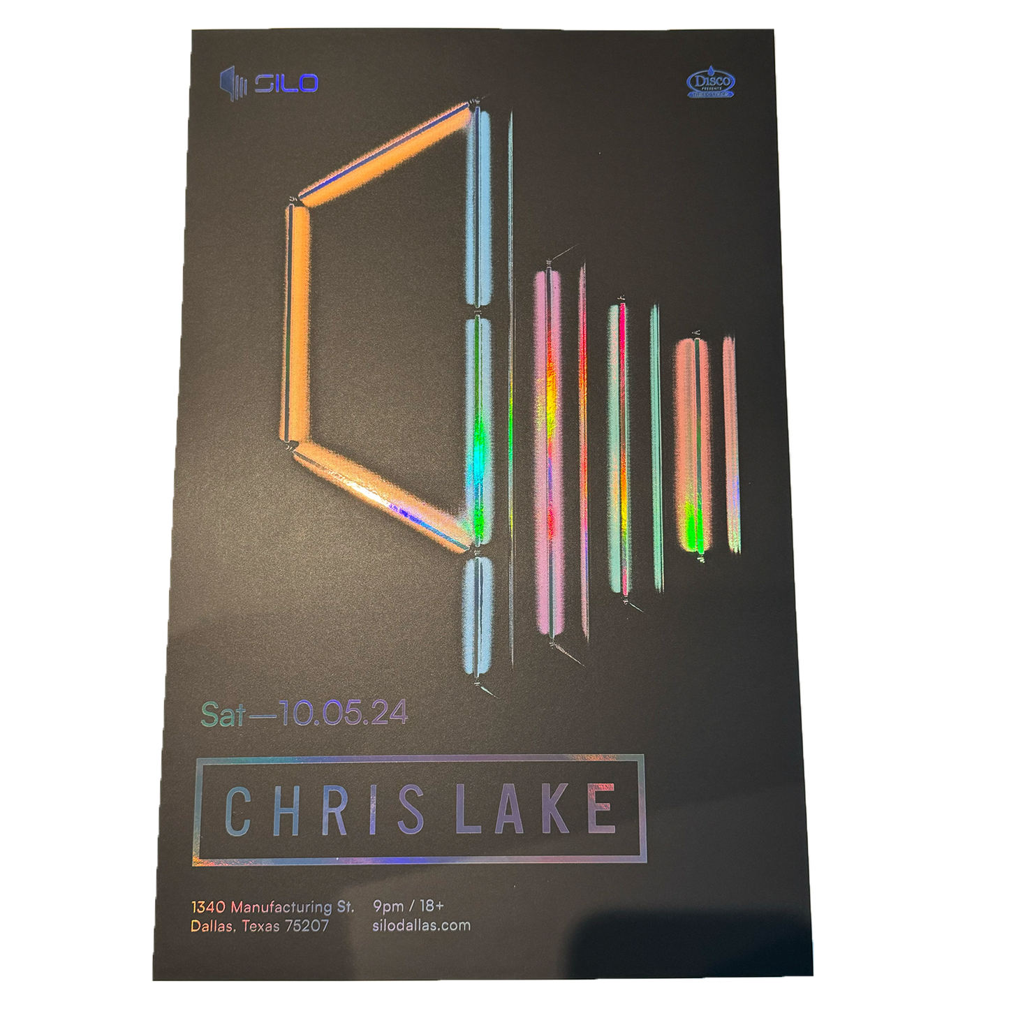 SILO | 10/05 | Chris Lake Foil Poster