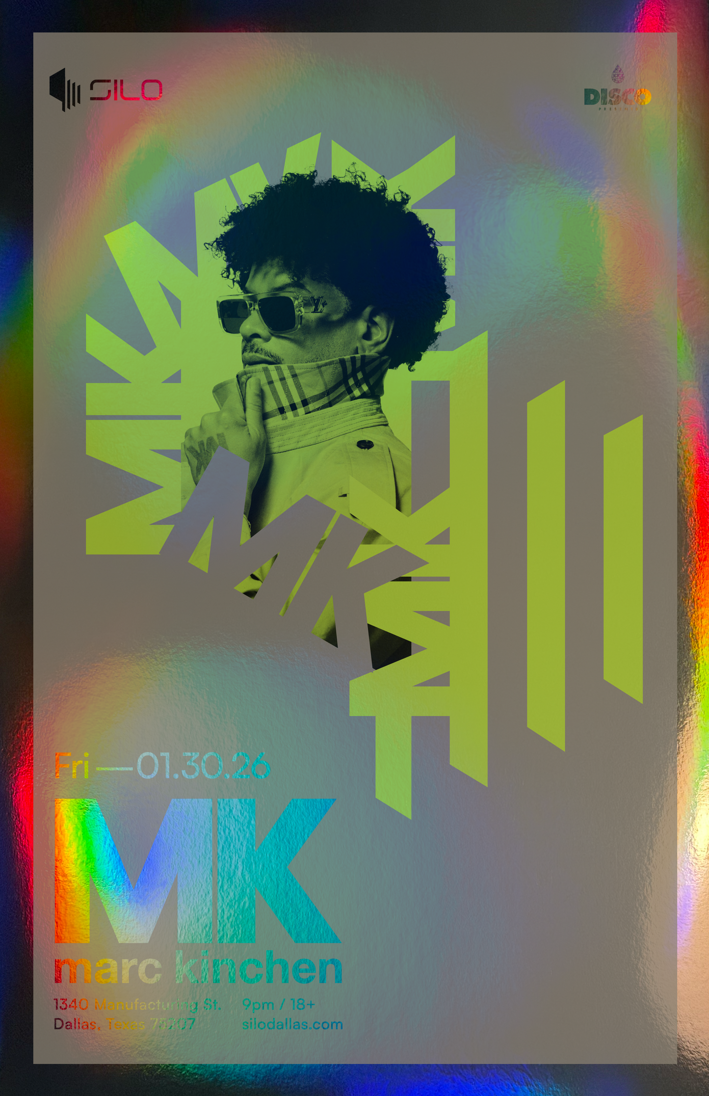 SILO | 1/30/26 | MK (Mark Kinchen) Foil Poster