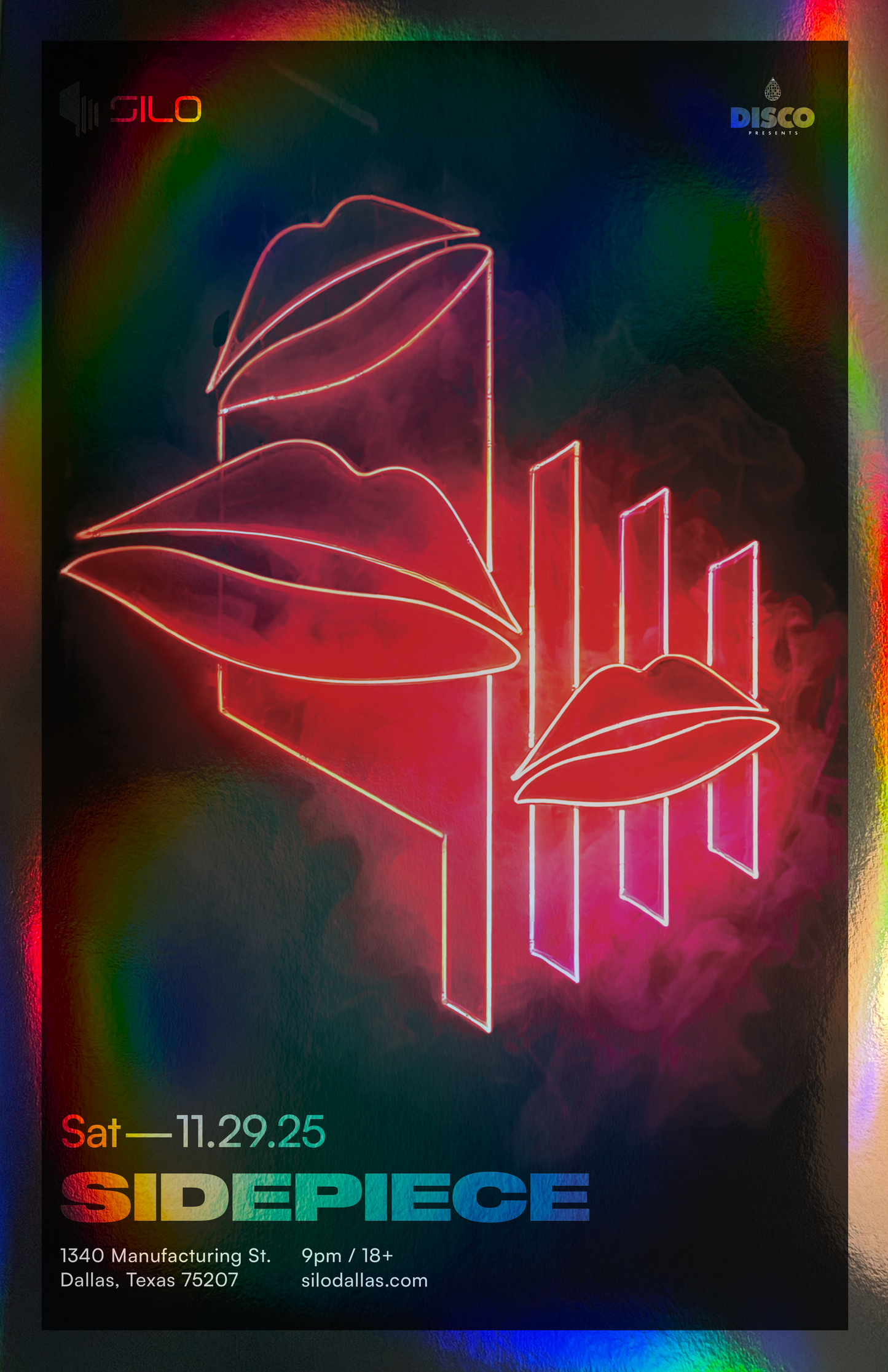 SILO | 11/29/25 | Sidepiece Foil Poster