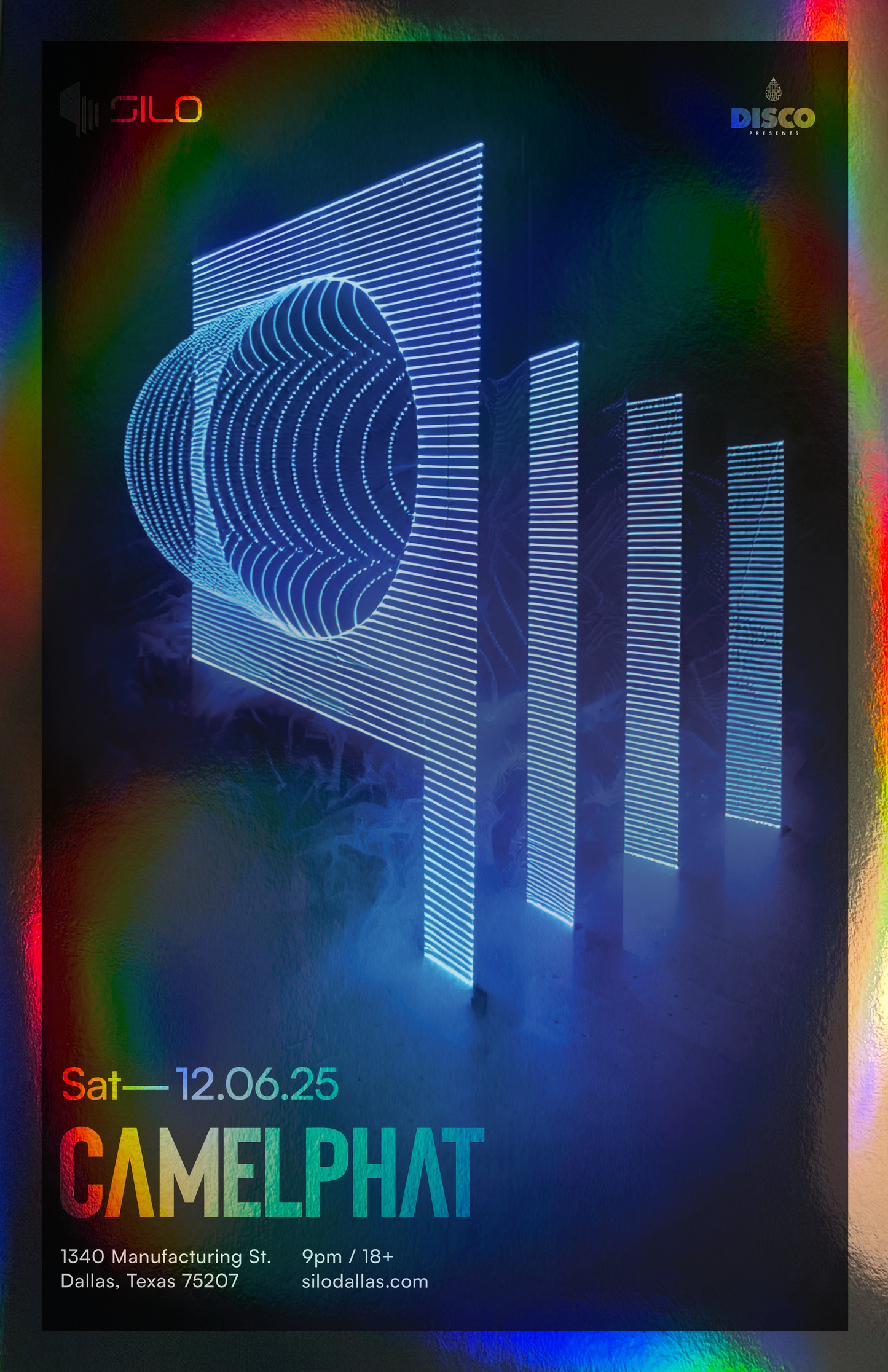 SILO | 12/6/25 | Camelphat Foil Poster