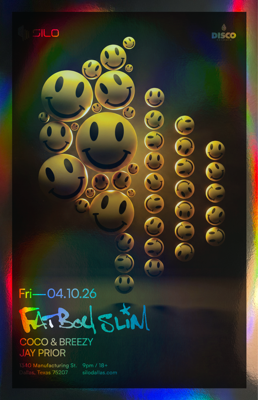 SILO | 4/10/26 | FAT BOY SLIM Foil Poster***
