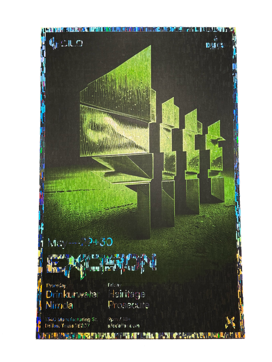 SILO | 05/29/25-05/30/25 | Excision Foil Poster