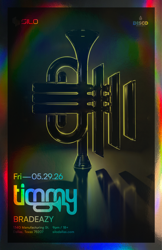 SILO | 5/29/26  | Timmy Trumpet Foil Poster***