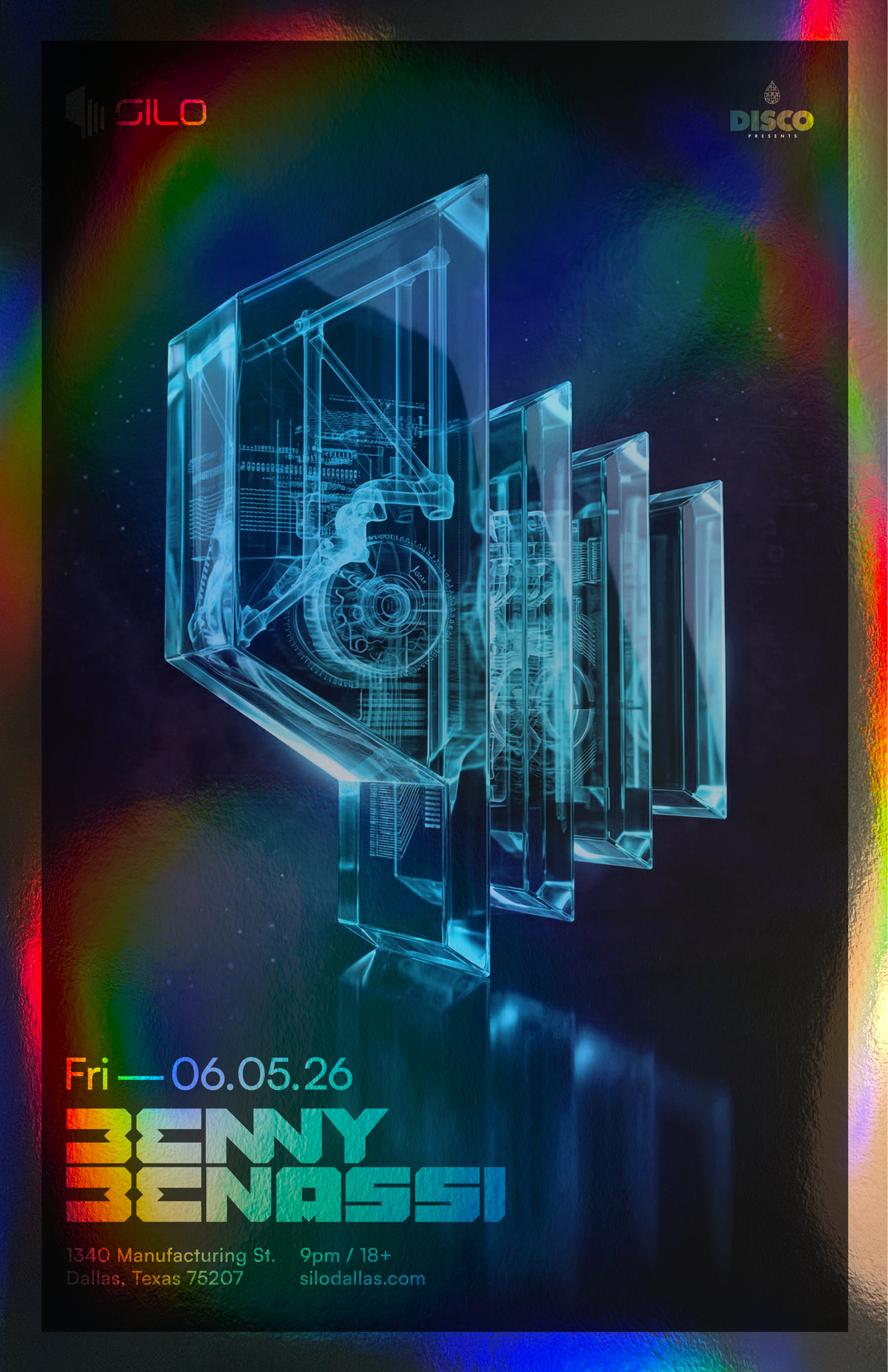 SILO | 6/5/26  | Benny Benassi Foil Poster***