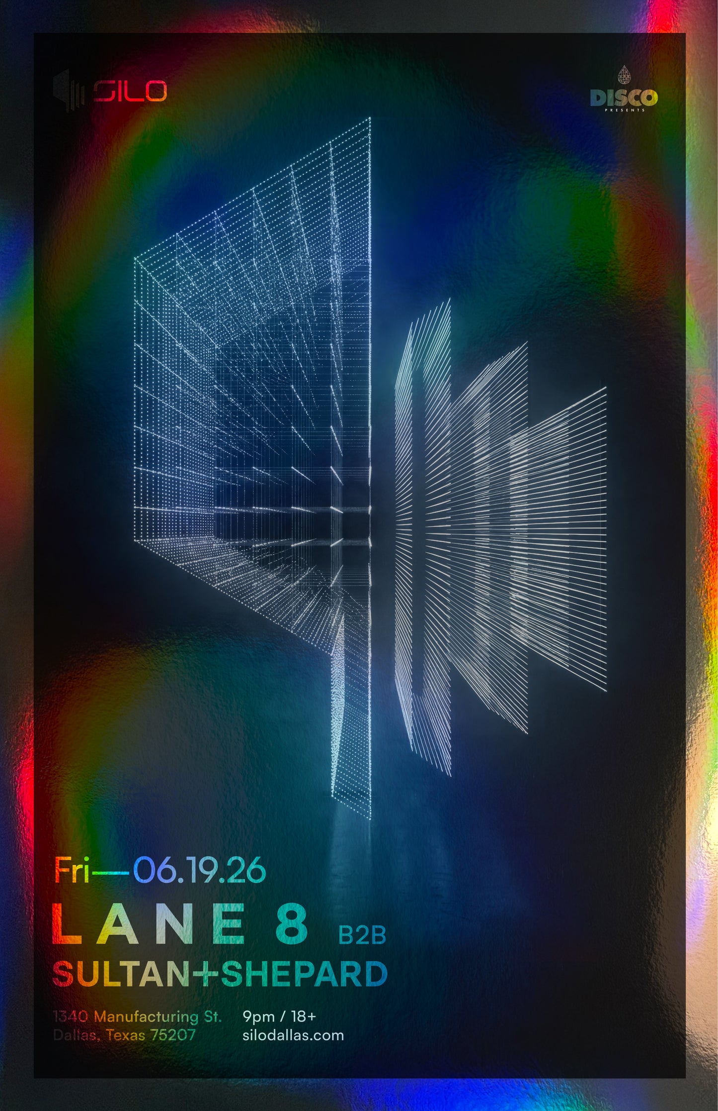 SILO | 6/19/26  | Lane 8 Foil Poster***
