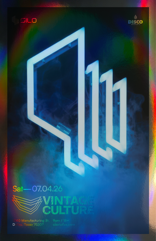 SILO | 7/4/26 | Foil Poster***