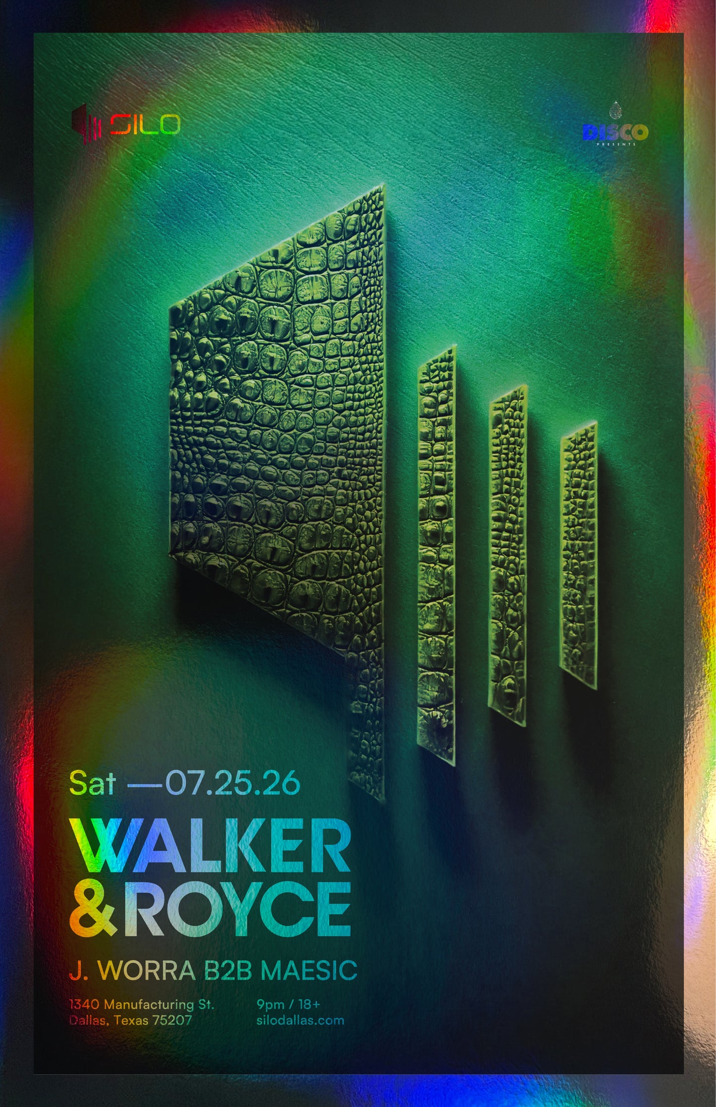 SILO | 7/25/26 | Foil Poster***