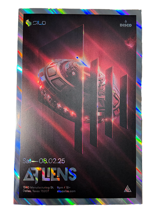 SILO | 08/02/25 | ATLIENS Foil Poster***