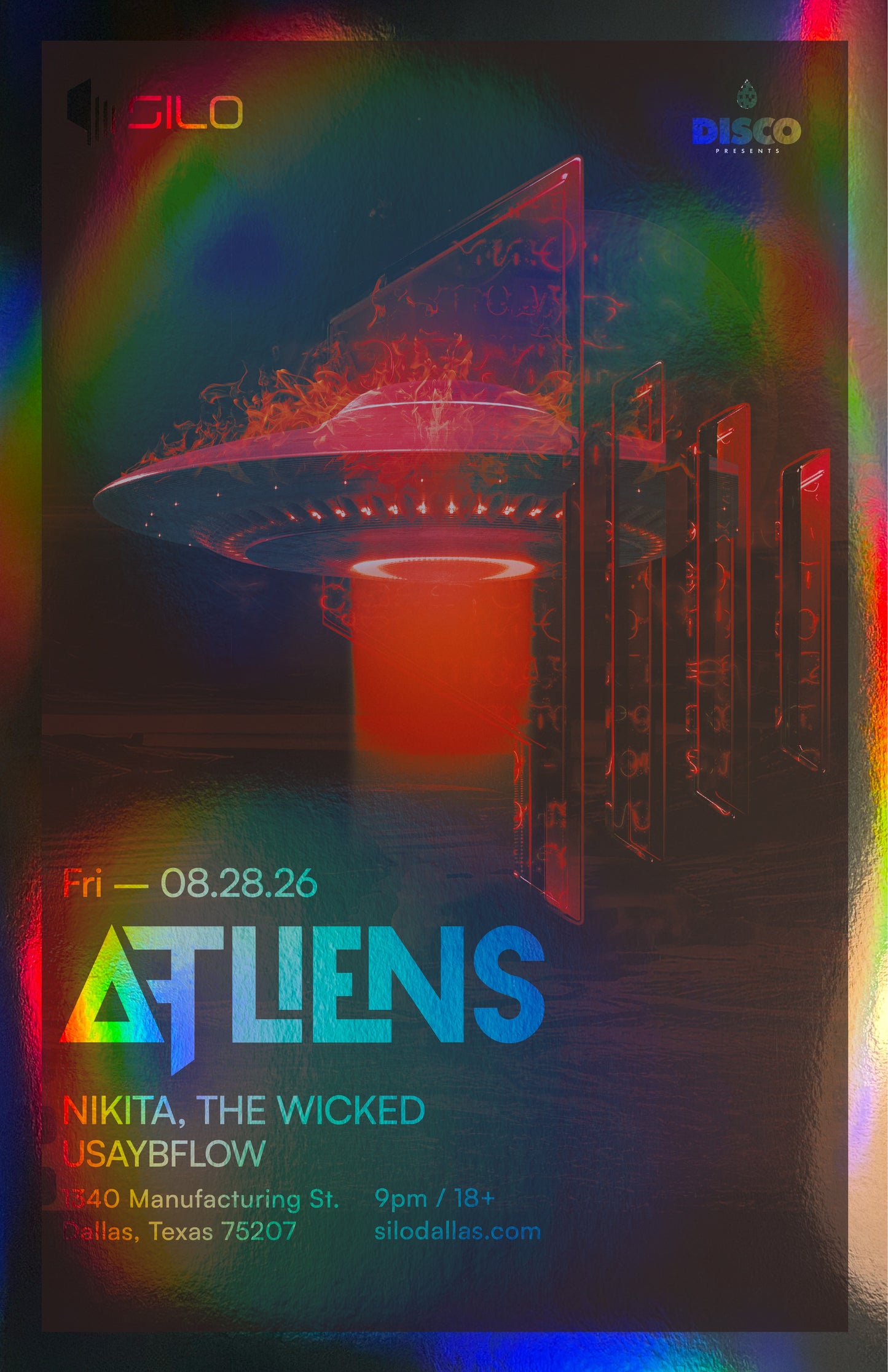 SILO | 8/28/26 | Foil Poster***