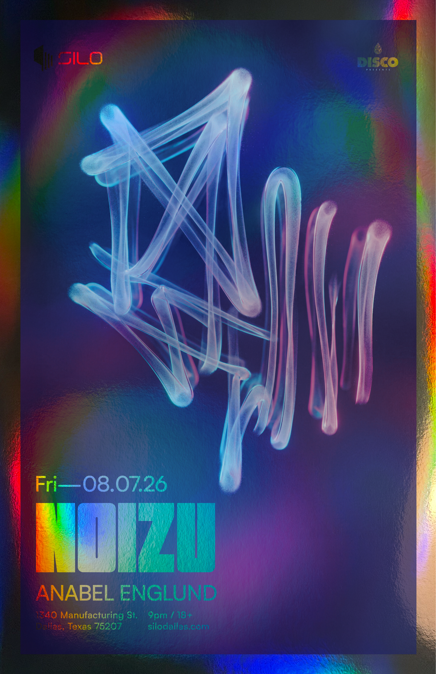 SILO | 8/7/26 | Foil Poster***