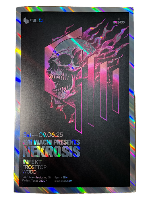 SILO | 09/06/25 | KAI WACHI Foil Poster***