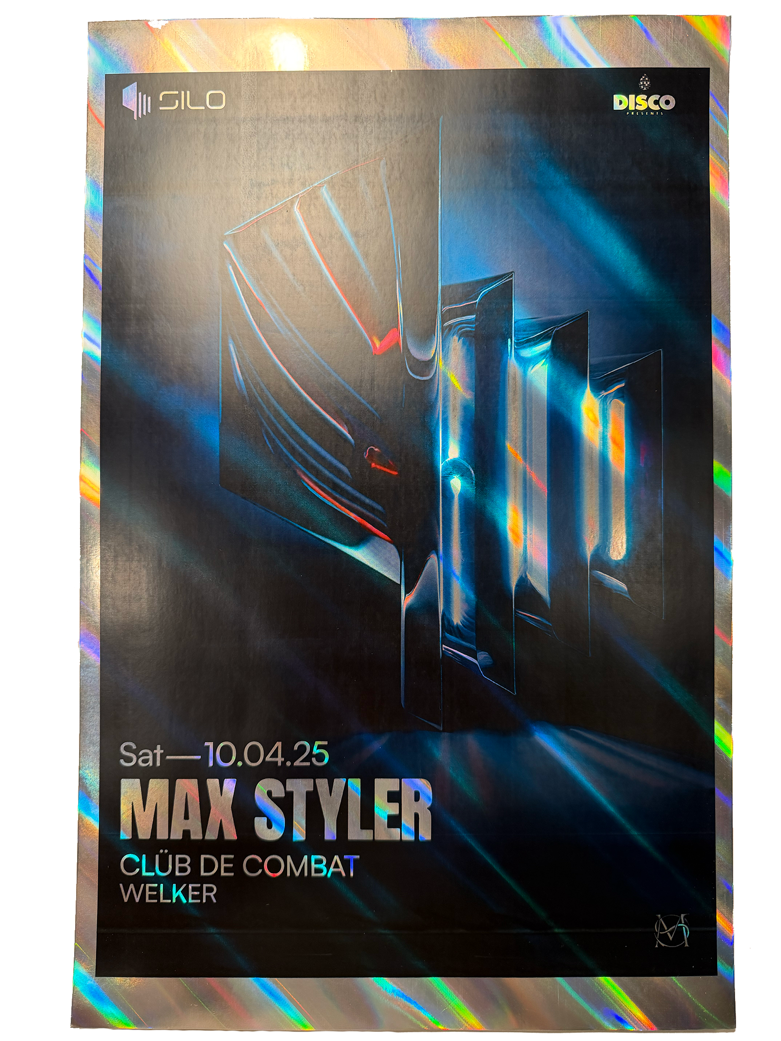 SILO | 10/04/25 | MAX STYLER Foil Poster*** – SILO MERCHANDISE
