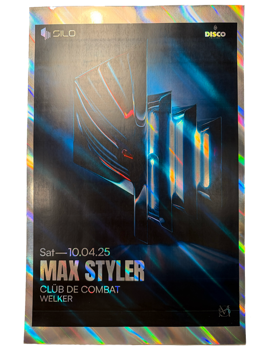 SILO | 10/04/25 | MAX STYLER Foil Poster***
