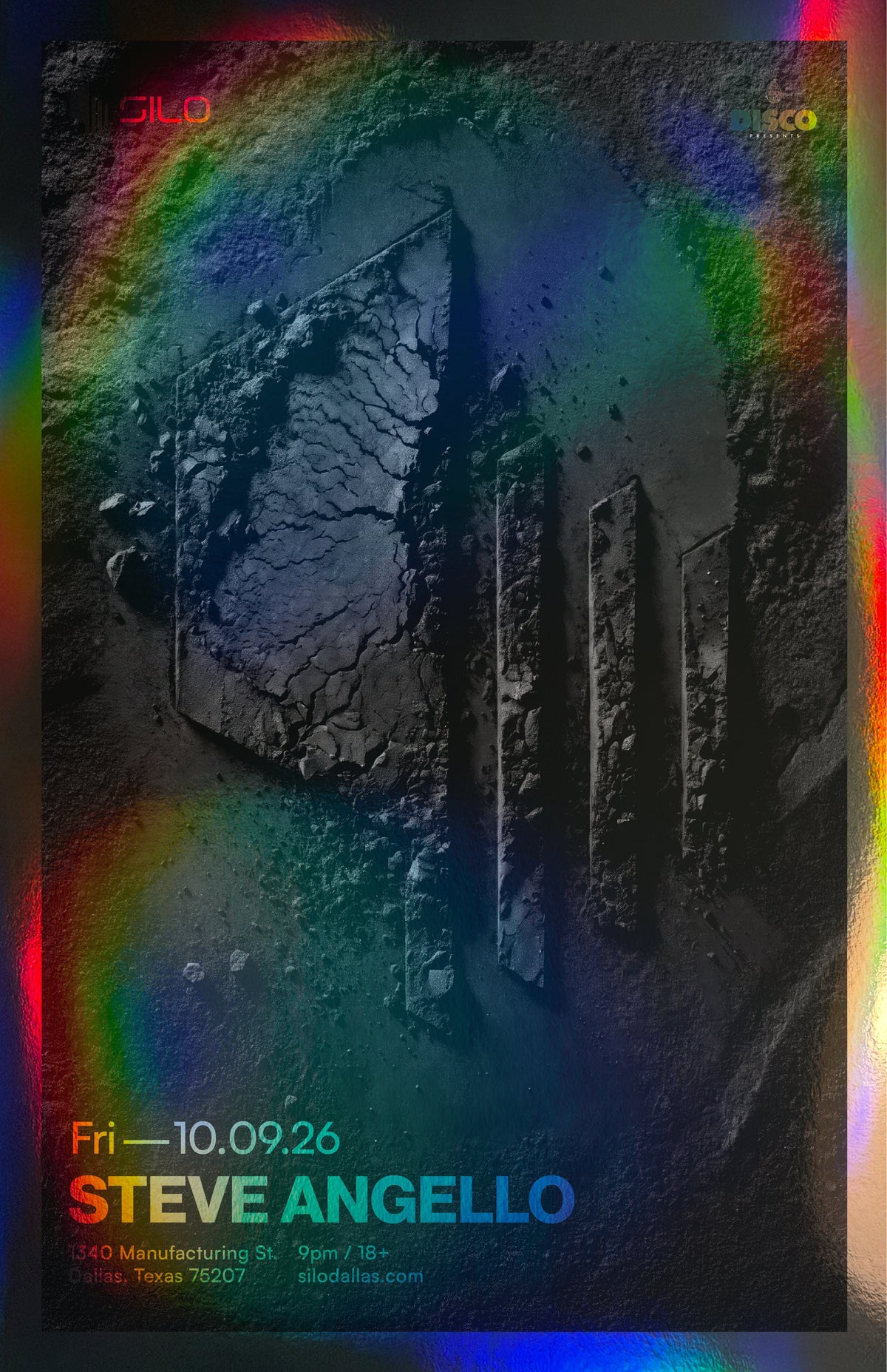 SILO | 10/09/26 | Foil Poster***