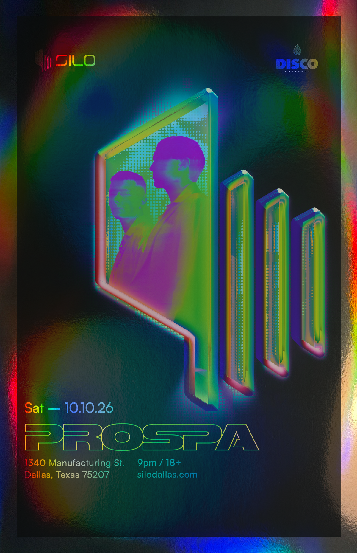 SILO | 10/10/26 | Foil Poster***
