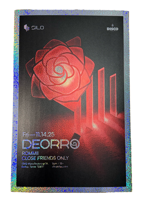 SILO | 11/14/25 | Deorro Foil Poster